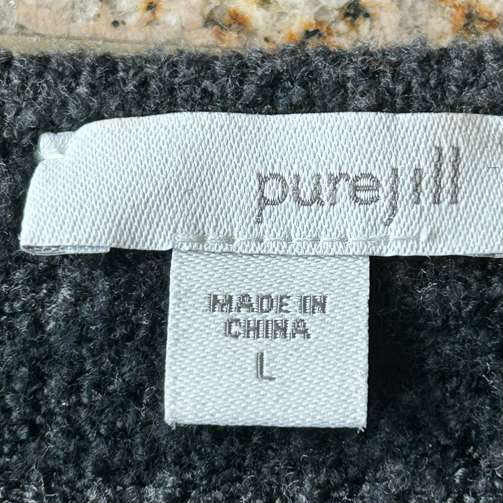 JJill sweater coat. Size L - Picture 2 of 3